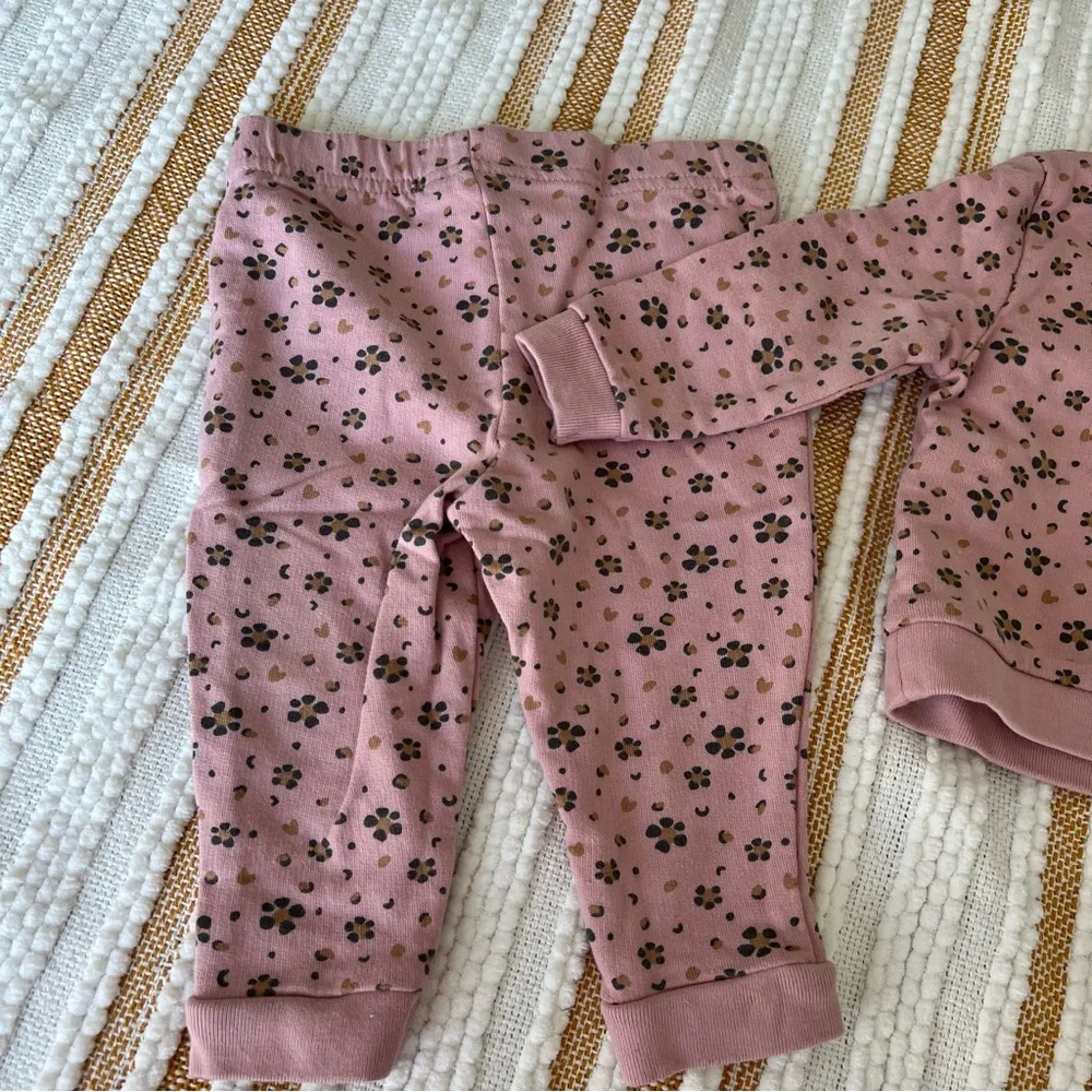 Baby 2-Piece Floral Top & Legging Set‎ 9M